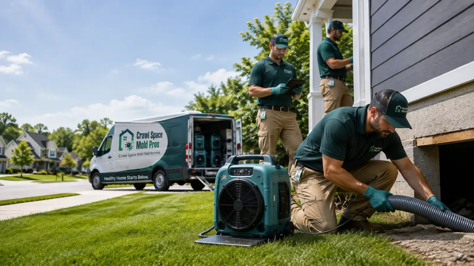 Crawl Space Mold Removal in Shabbona, IL